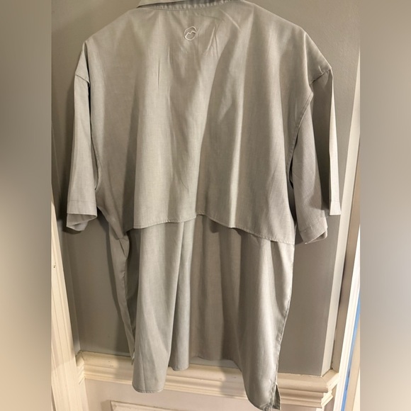 Magellan Outdoors Gray Casual Button Down Shirt - Picture 4 of 10